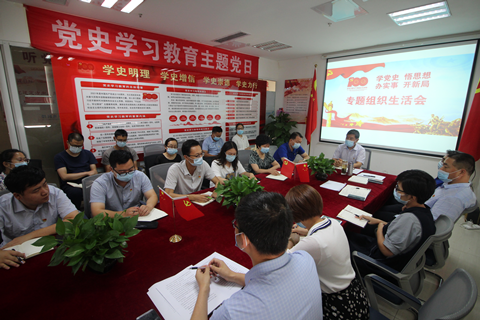 黨總支召開“學黨史、悟思想、辦實事、開新局” 專題組織生活會
